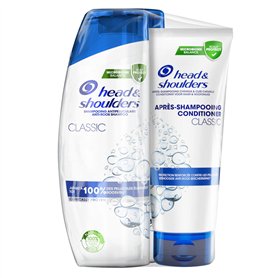 Head & Shoulders 2x Shampooing Antipelliculaire +1x Aprés-shampooing Classic