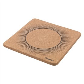 Metaltex Dessous de Verre en liège 20 x 20 cm Décor – Protection élégante pour Table et comptoir