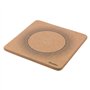 Metaltex Dessous de Verre en liège 20 x 20 cm Décor – Protection élégante pour Table et comptoir