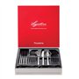 Lagostina 014436650524 Ménagère en Acier Inoxydable, Argent, Lot de 24