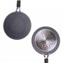 Lagostina Tempra Mineral Poêle antiadhésive en acier et aluminium avec revêtement minéral+ Ø 20 cm, poignée en silicone, effet p