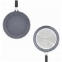 Lagostina Tempra Mineral Poêle antiadhésive en acier et aluminium avec revêtement minéral+ Ø 30 cm, poignée en silicone, effet p