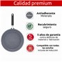 Lagostina Tempra Mineral Poêle antiadhésive en acier et aluminium avec revêtement minéral+ Ø 30 cm, poignée en silicone, effet p