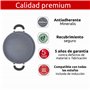 Lagostina Tempra Mineral Casserole avec couvercle, acier et aluminium avec revêtement minéral+ Ø 26 cm, poignées en silicone, ef