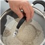 Lagostina Tempra Mineral Casserole avec couvercle, acier et aluminium avec revêtement minéral+ Ø 26 cm, poignées en silicone, ef