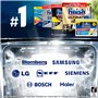Finish Porte-vaisselle, Additif Lave-vaisselle, 3 Produits de 250 ml, Citron Remboursement de 2 €, soit 1 € pour chaque produit 