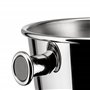 Alessi 5051 Seau à Glace avec Poignées et Grille en Acier Inoxydable 18/10 Extérieur Brillant, Intérieur Satiné