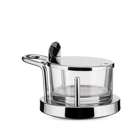 Alessi 5071 Fromagère Design Verre et Acier Inoxydable