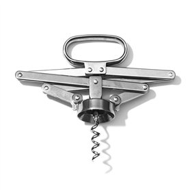 Alessi Jm06 Socrates Tire-bouchon en Acier Inoxydable 18/10 Brillant
