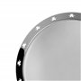 Alessi Akk78 Mini Girotondo Plateau Rond avec Bord Ajouré en Acier Inoxydable 18/10 Brillant, Argenté