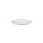 A di Alessi Ku Assiette à Dessert en Porcelaine - Blanc - Set de 4 Pièces