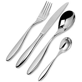 A di Alessi Mami Ménagères en acier inoxydable 18/10 - Set de 4 pièces