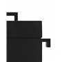 Alessi AR03 La cubica - Cocotte en fonte d'aluminium avec revêtement anti-adhérent, noir. Fond en acier magnétique compatible av