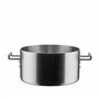 Alessi Convivio DC101/24 - Casserole à Deux Poignées en Trilame Design