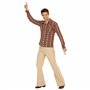 W WIDMANN MILANO Mode festive - Chemise années 70, chemise pour homme, style disco, costumes de carnaval