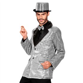 Widmann ? Veste à paillettes avec revers en velours