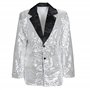 Widmann ? Veste à paillettes avec revers en velours, taille M/L