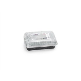 Cuki Professional Lot de 10 bacs en aluminium avec couvercles ultra-force