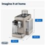 Cafetière superautomatique DeLonghi EXAM 440.55.BG Noir Argenté 1450 W 19 bar 1,2 L