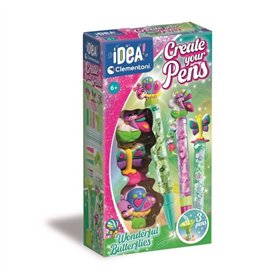 CLEMENTONI - Crée tes stylos - Wonderful Butterflies