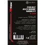 MVTEK Feu Avant vélo Nightly Lumière de vélo sécurité Feu Avant vélo à Piles. Phare de vélo Avant Fixation Universelle. Feu Avan