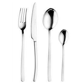 Pinti Inox Ocean, Set de 24 couverts en acier inoxydable, Nichel Free, pour 6 personnes, fabriqué en Italie Pinti Inox Ocean