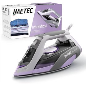Imetec Intellifast Fer à Repasser Vapeur - Fer Vapeur 2400 Watts Avec Plaque Ceramic Diamond