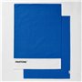 Osama Home Pantone™ Lot de 2 torchons 50 x 70 cm en 100% Coton 220 g. 1 Couleur Unie avec Logo et 1 nid d'abeille. 2 pièces