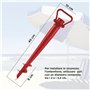 Embout de forage pour parasol de plage de plage de pied parapluie base fixation couleurs rouge bleu jaune vert abs résistant pra