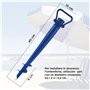 Embout de forage pour parasol de plage de plage de pied parapluie base fixation couleurs rouge bleu jaune vert abs résistant pra