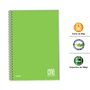 Blasetti - Lot de 6 One Color - Cahier de composition Reliure à spirale - Format A4 (22,2x29,7) - 160 pages en papier ordinaire 