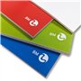 Bm – BeMore – Notes Derby 0100015 – Bloc-notes – Reliure point métallique – Format A5 (15 cm x 21 cm) – Rayures blanches – Papie