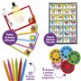 Lisciani - CAROTINA - Tableau Projecteur LED pour Enfants dès 3 Ans - Table de Jeux Educatifs - Apprendre l'Alphabet, à Ecrire, 