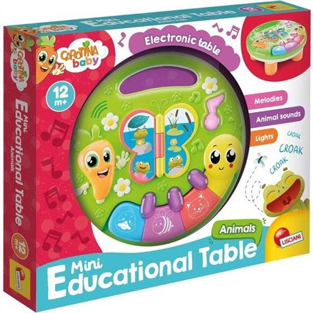 Animaux - Mini table éducative - CAROTINA BABY - Découverte des animaux