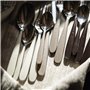 Guzzini - JUST Ménagère 24 pieces, en acier inoxydable - Gris Tourterelle - 122900158