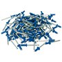 Cora 000116015 Kit de 100 rivets de fixation pour plaque d'immatriculation
