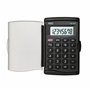 Alevar AVC Calculatrice de Poche 8 Chiffres avec étui Transparent à Porte et Boutons en Caoutchouc