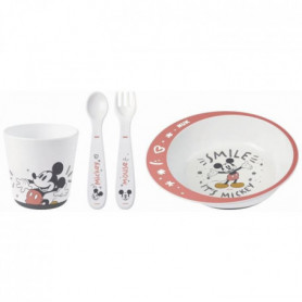 NUK Coffret vaisselle micro-ondable Mickey - Assiette + couverts + gobelet 33,99 €
