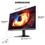 KOORUI G2711P Ecran PC Gamer 27 Pouces, 200Hz, Fast IPS FHD Ecran Gaming, 1ms, HDR400, Adaptive Sync, Compatible VESA 75 * 75mm,