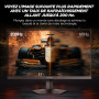 KOORUI G2711P Ecran PC Gamer 27 Pouces, 200Hz, Fast IPS FHD Ecran Gaming, 1ms, HDR400, Adaptive Sync, Compatible VESA 75 * 75mm,