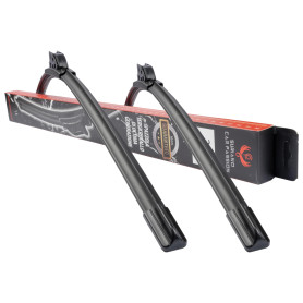 CAR PASSION Essuie-Glaces pour Pare-Brise Avant - Paire de Balais d'Essuie-Glace Dimensions 60 cm 45 cm Aero Flat Installation F