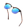 konqkin Lunettes de Soleil Homme Design style Rétro des Années 80