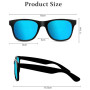 JJiaoLinin Lunettes de Soleil Polarisées pour Homme Femme,Lunettes de Soleil Unisexe Vintage Lunettes de Sport UV400 Lunette Pol