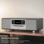 sonoro Prestige Système compact avec lecteur CD, Bluetooth et radio Internet (FM, Wi-Fi, DAB Plus, Spotify, Amazon, Deezer), gra
