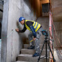 Bosch Professional Niveau Laser GCL 2-50 G (faisceau vert, d'intérieur, support RM 10, pince plafond, portée visible : jusqu’à 1