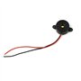 ICQUANZX 5 Pcs DC 3-24V 85dB Son Alarme Électronique Buzzer Noir 23 x 12mm