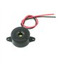 ICQUANZX 5 Pcs DC 3-24V 85dB Son Alarme Électronique Buzzer Noir 23 x 12mm