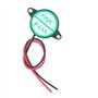 ICQUANZX 5 Pcs DC 3-24V 85dB Son Alarme Électronique Buzzer Noir 23 x 12mm