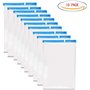 Lot de 10 sacs de compression sous vide, gain d’espace de 35 x 50 cm, il n'y a pas besoin d'un aspirateur ou d'une pompe. transp