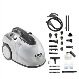 Lavor Nettoyeur Vapeur Professionnel GV EGON VAC 4.1 Plus Vapeur 152°C avec Fonction d'Aspiration. Élimine les Germes et les Bac